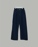fouard wide denim pants