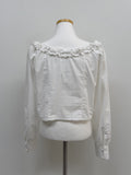 Beans Off-Shoulder Crop Blouse