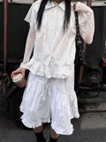 UNBAL FRILLED SKIRT