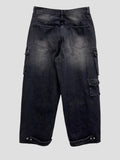 Millie utility washed denim jeans