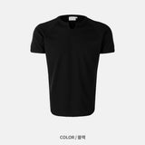 Gipu Slit Waffle Muscle Fit Short Sleeve T-shirt