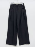 Launer Pocket Two-Tuck Wide Slacks
