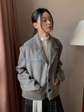 WOOL CROP BLAZER