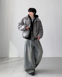 Satin Glow Crop Padding