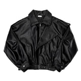 Villain Trench Leather Jacket