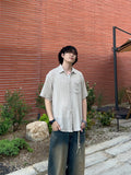 Sage Linen Half Shirt