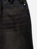 Cier Black Tin Washing Denim Pants