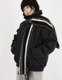Wave frill muffler