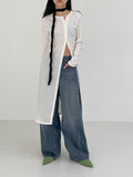 310 Pleated Wide Denim Pants