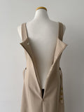 [Long ver.] Pecan Adjust Sleeveless One Piece