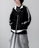 Taze Waffle Track Zip-up
