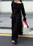 MELLOW WAVE PLEATS SKIRT