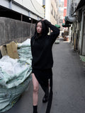 DIAGONAL ZIPPER HOODIE