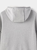 Stitch waffle hood knit