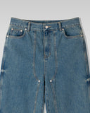 Bloss Rivet Medium Blue Denim Jeans