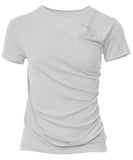 Asymmetrical Draped T-Shirt