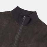 Roa Suede Crop Zip-Up