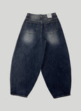 Cat Brush Washing Balloon Denim