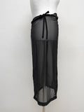Lace Chiffon Wrap Skirt