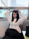 SMOKING SHIRRING BLOUSE