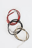 Linker choker suede bracelet