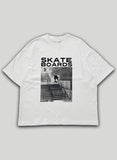 Skateboard Over Short Sleeve Tee