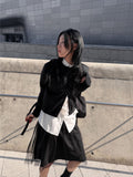 RIBBON TULLE MINI SKIRT