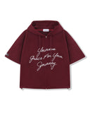 Airy Half Hood Zip Up