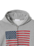 Basic Flag Hood Zip-Up