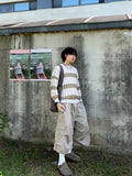 Summer Openwork Stripe Knit