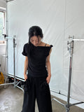 UNBAL SHOULDER TOP