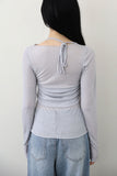 Layered ruby T-shirt