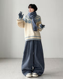 Lovely Nordic Balloon Knit