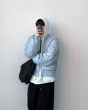 Shaggy Angora Knit Zip-Up