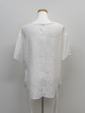 [Short Sleeve Ver] Diamond Frill Wrap Blouse