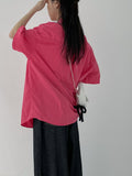 Pigment Nylon Overfit Short Sleeve Shirt