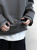 Heavy Cutout Cotton Hoodie