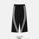 Bant Diagonal Track Wide Sweatpants