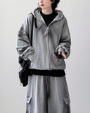 Haze Washing Hood Zip-Up