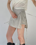 Slo Nylon Wrap Culottes Pants