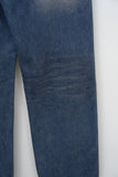 Leg Embo Dirty Washed Denim