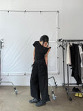 STRING CARGO ANKLE PANTS