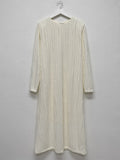 Crease Padded Maxi One Piece
