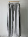 Snap Wide Sweat Pants