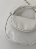 Glossy Handle Chain Bag