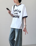 Viva Crop Ringer T-Shirt