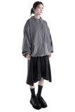 STRING VELLVET HOOD JACKET