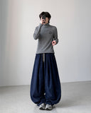 Bowl Pintuck Corduroy Pants