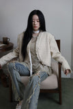 Bolero tassel tweed jacket