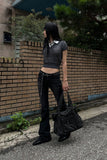 Long Eyelet Y2K Belt